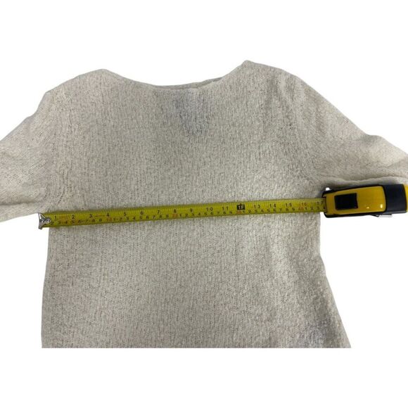 Massimo Dutti Womens Sweater Size XS Ecru Pullover Lightweight 5749/555 NWOT - Picture 8 of 11